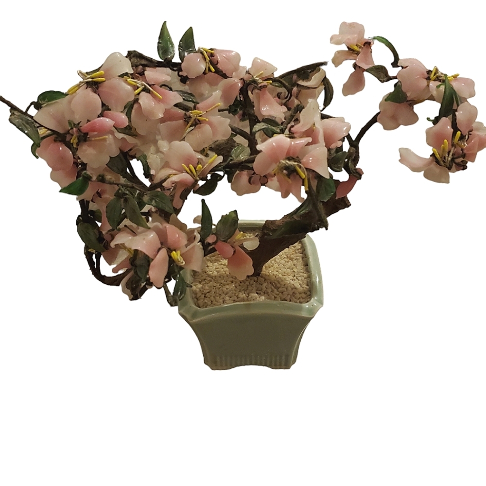 Large vintage glass cherry Blossom tree